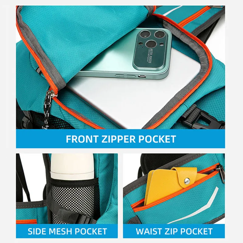 Lightweight Hydration Cycling Backpack Outdoor Sport Hiking Camping Climbing Mountaineering Rucksack Travel Hydro Water Daypack_voghion.com