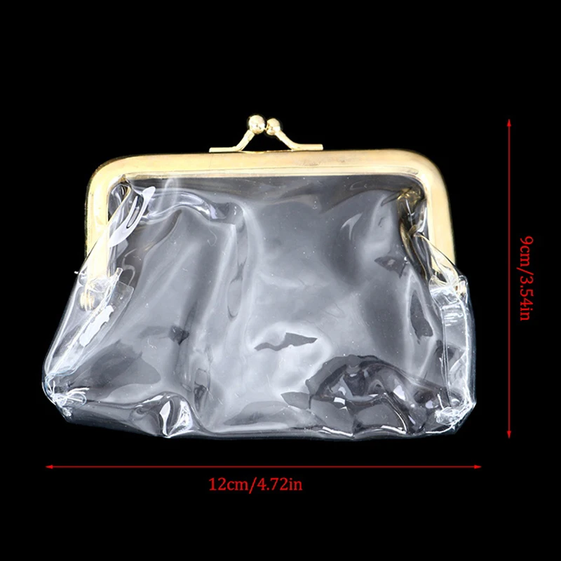 PVC Coin Purse Creative Transparent Hand-held Coin Bag