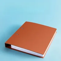 3 Hole Ring Binders File Folder Loose-leaf Binder Morandi Color Waterproof Document A4 Paper Storage 4