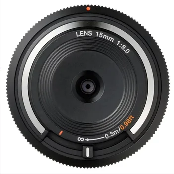 Obiettivo Macro 4/3 BCL-1580 15mm F8.0 con Copriobiettivo per Olympus EP2 EM10 EM5 EP5 EP3 EPL3 EPL5 EPM2 e Panasonic G2 G3 GF2 GF5 GX1 GX7