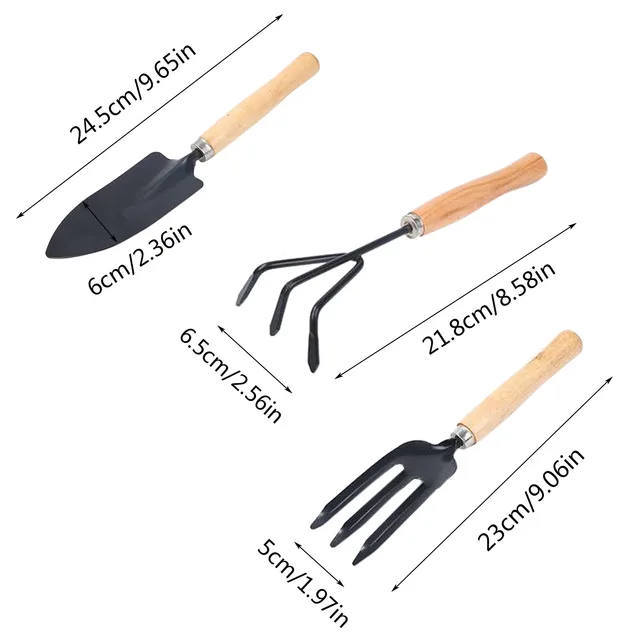 Zamatos Kertészeti Szerszámok Cserepes Virágkert Kis Lapátos Gereblye Ásó Talaj Ásni A Talajt, Hogy Lazítsák Talajtermesztést L5 - Image 6