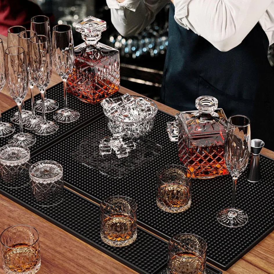 ラバーラバーマット,滑り止め,耐高温性,耐久性,家庭,バー,カフェ用