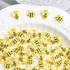 50pcs Random Mixed Resin Cute Cartoon Bee Nail Art Charm Mini Exquisite Nail Ornaments Nail Decoration DIY 4