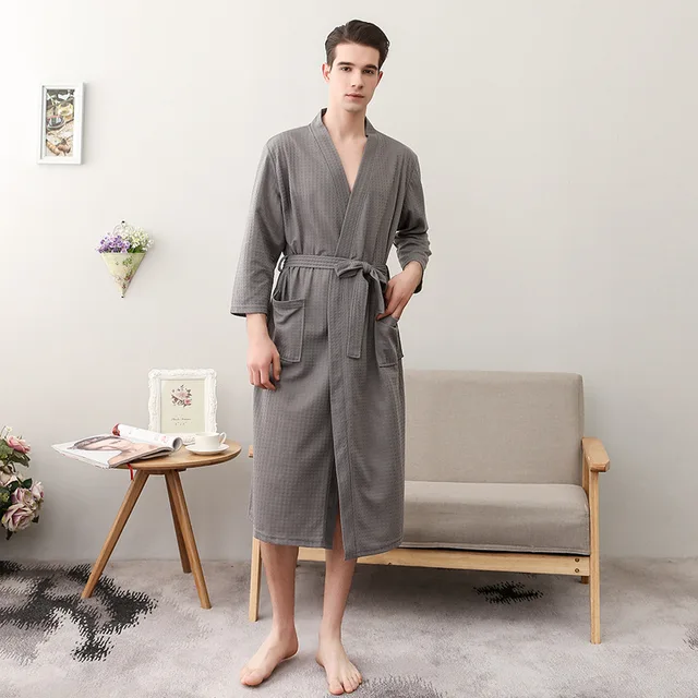 Peignoir de couple personnalisé brodé avec noms et logo, vêtements d'intérieur, peignoir en tissu gaufré pour couples, robe de spa pour hommes et femmes