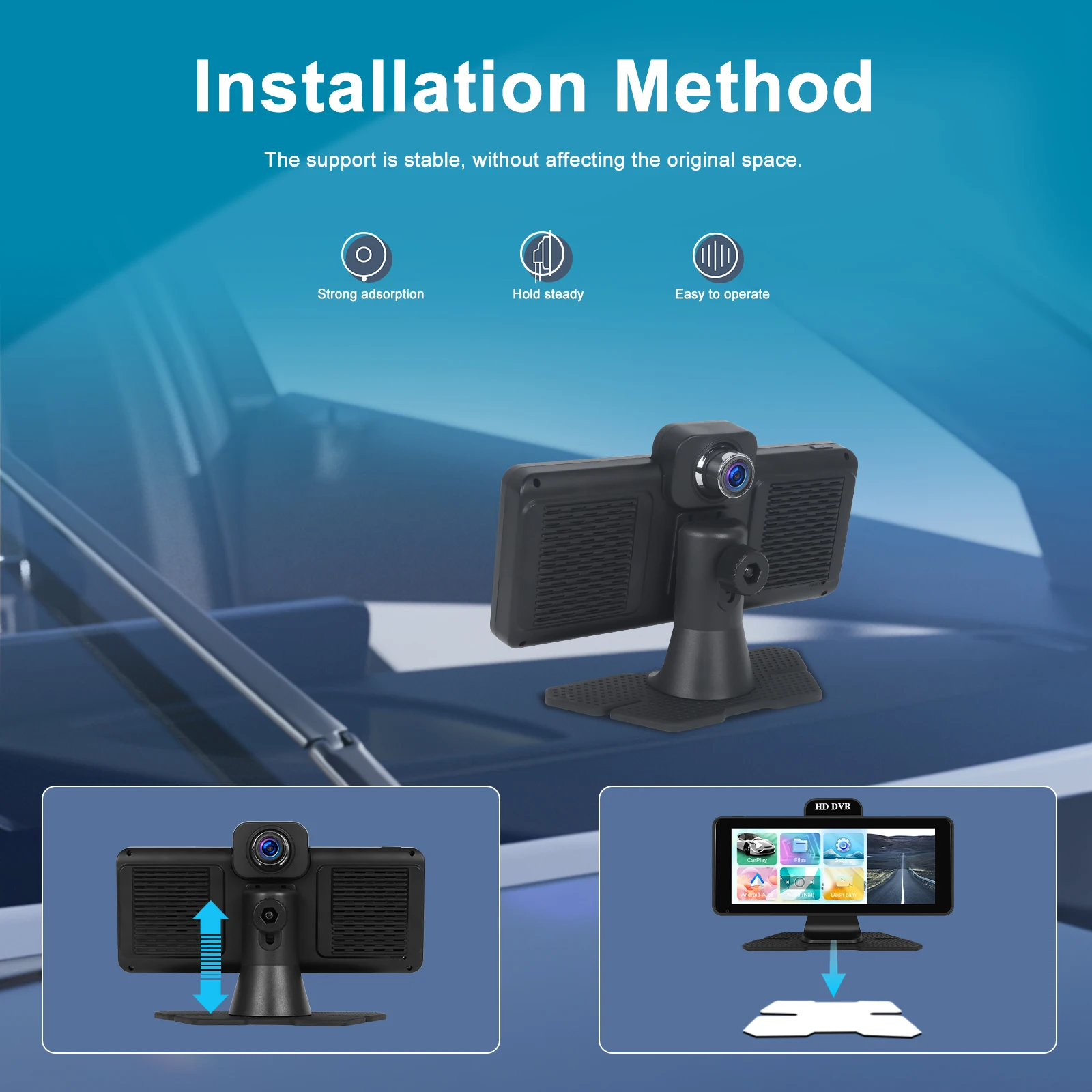 Podofo 4K  ī޶ ڵ , ADAS ī÷, ȵ̵ ڵ 6.86 ġ Ʈ ũ ÷̾, Ʈ   , ڵ DVR