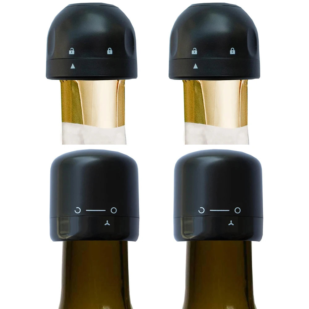 Champagne Rolha de Garrafa de Vinho Silicone Toppers Reutilizável Saver Cork Superior à Prova de Vazamento Mantém o Vinho Fresco