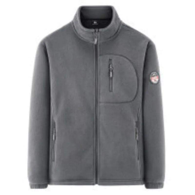 3 Colors!2023 Autumn and Winter New Men's Fleece Jacket Warm Fit Sweater Casual Coat