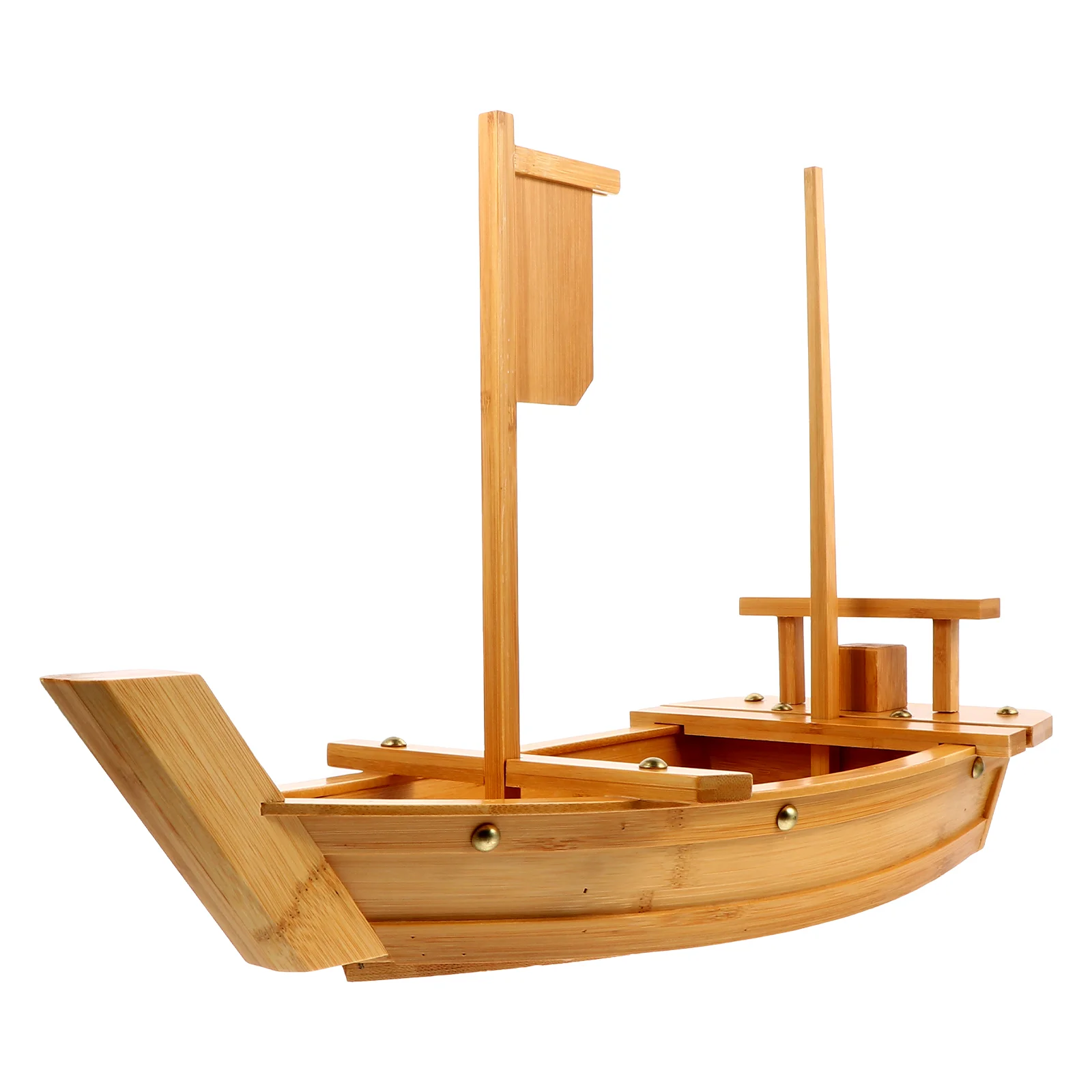 

Sushi Boat Sashimi Serving Tray Wooden Bandejas Para Comida Boat Shape Seafood Salmon Platter Snack Fruits Service Station Sushi