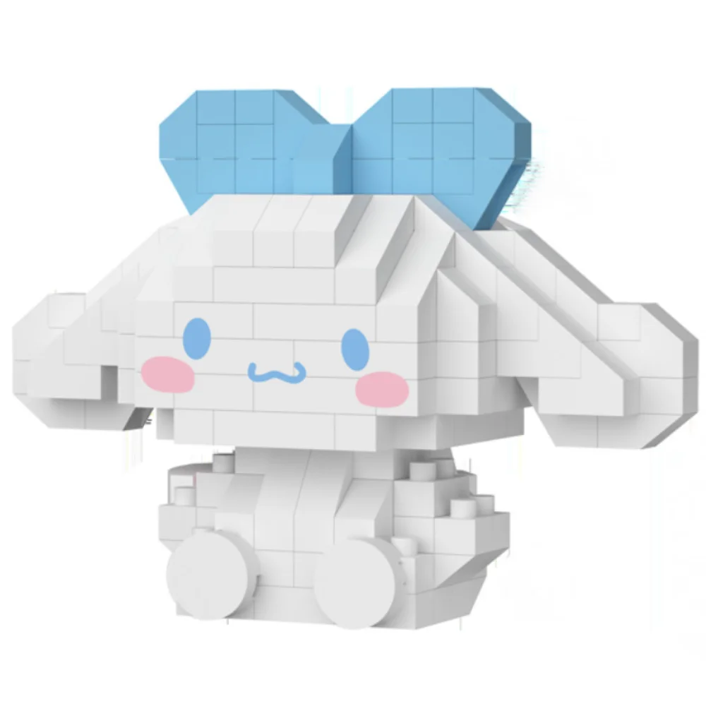 

Конструктор в стиле аниме Cinnamoroll, кирпичи в сборе, кавайная мультяшная модель Sanrio Kuromi, развивающая игра, графическая игрушка для детей, подар...
