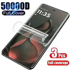 Premium Hydrogel Screen Protector Set - Pack of 3 for Hydrogel Film (Moto Edge 50)