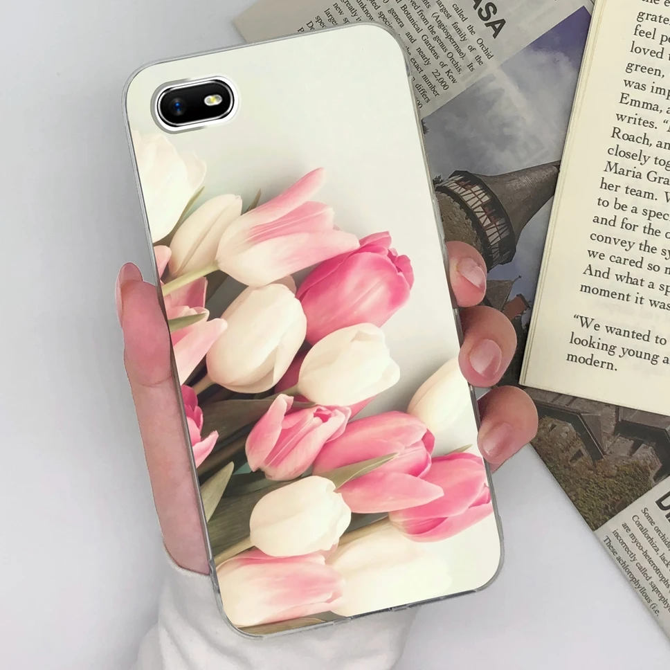 Cute Sweet Girl Transparent Soft Silicone Phone Case – 6.1 inches