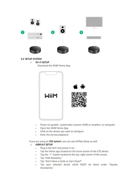 Elipson (Accessories, Adapters, New, Streamer) ELIPSON WM Multiroom WiiM  mini Streamer [WiFi, AirPlay 2, Bluetooth] - Magasin Audio-Vidéo-HiFi