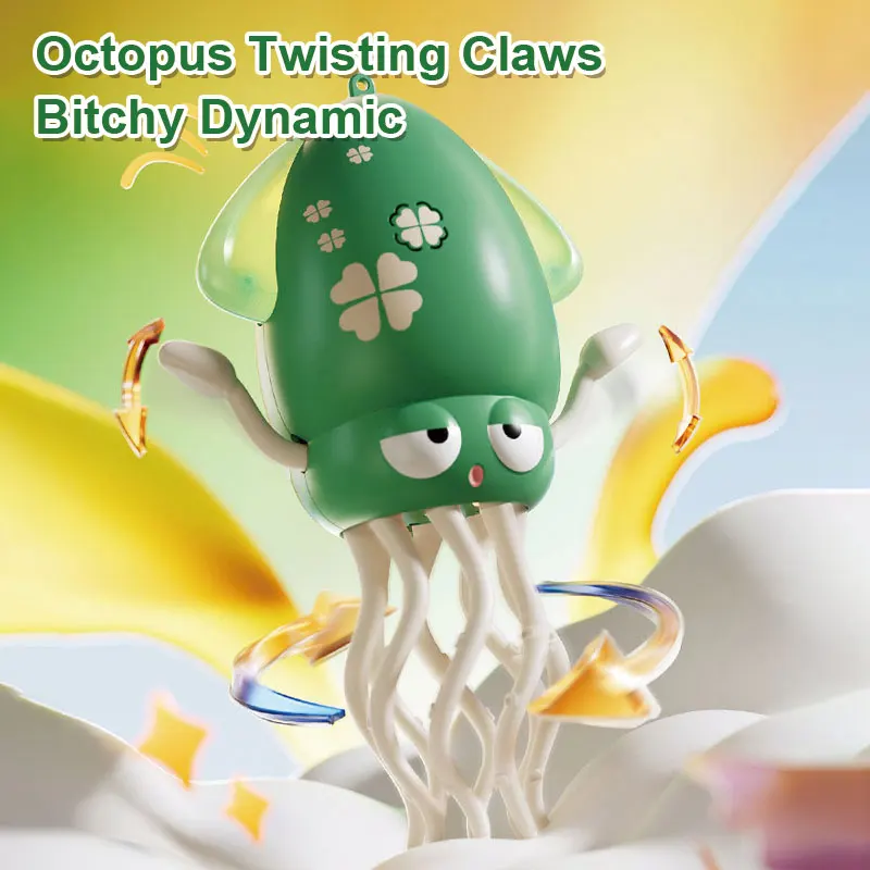 Dancing Octopus Toy - Electronic Crawling Pet with Music and Lights