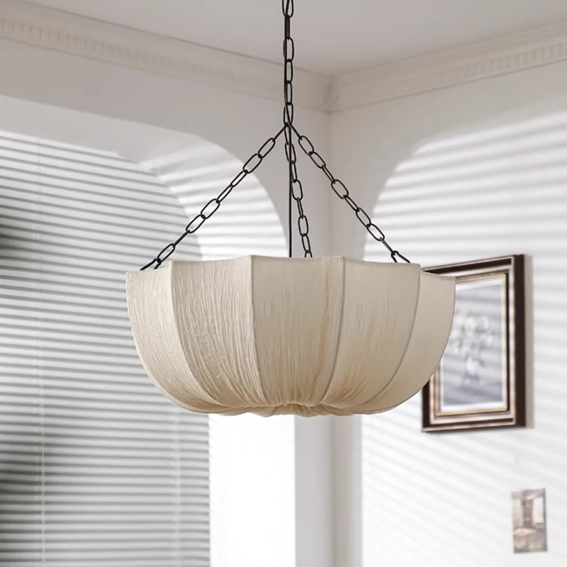 Retro Fabric Pendant Light Chandelier 3