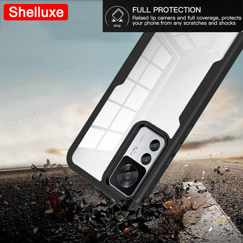 360 Full Body Clear Case Shelluxe Silicone Double-Sided Cover