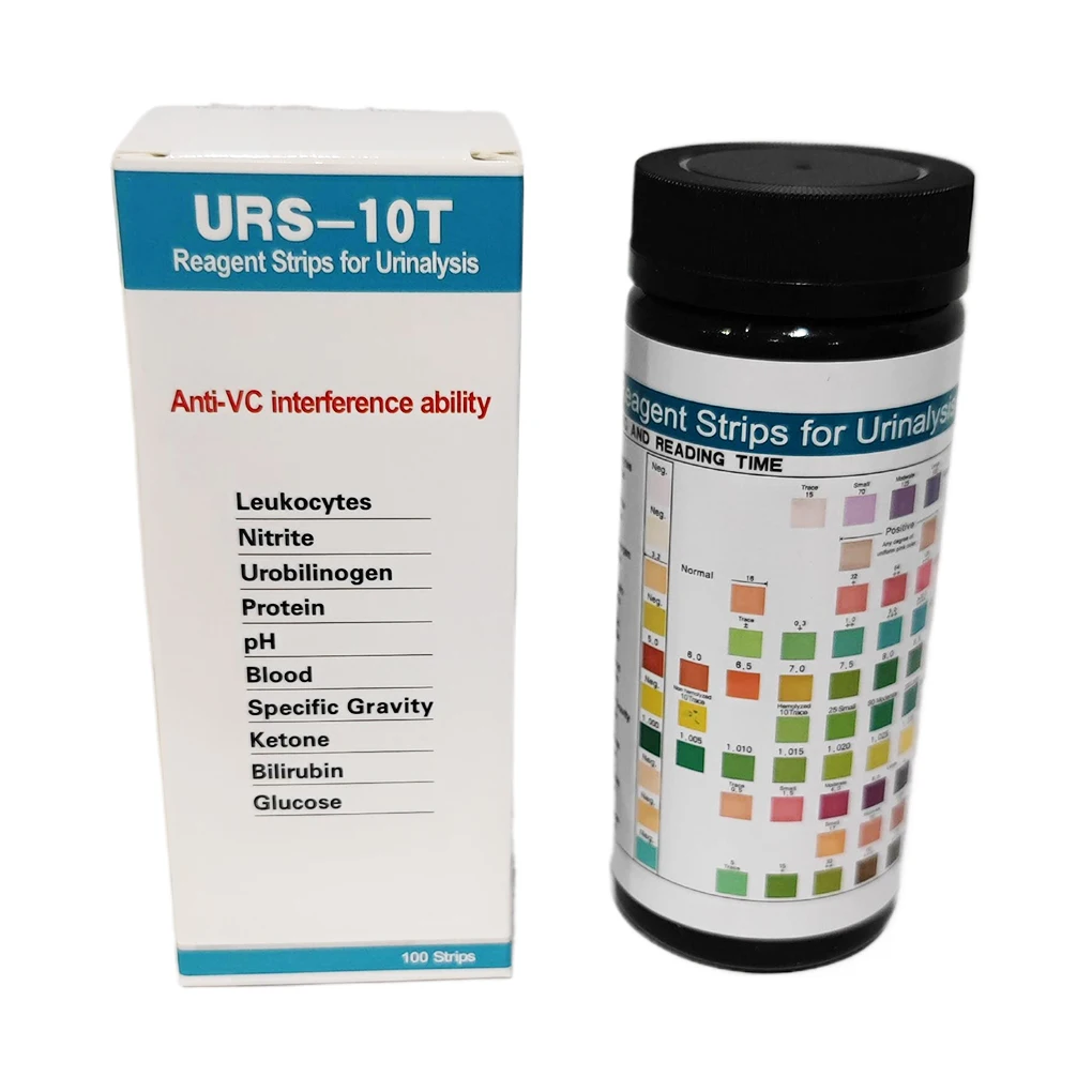 Urinalysis strips 100X kit urine test strips urinalysis reagent paper PH household testing tool lightweight useful hospital sports
