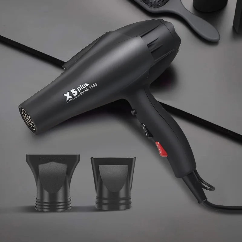 X5/X6 Plus Negative Ion Hair Dryer 2400W High Power Strong Wind Speed Drier Home Electric Hair Dryer