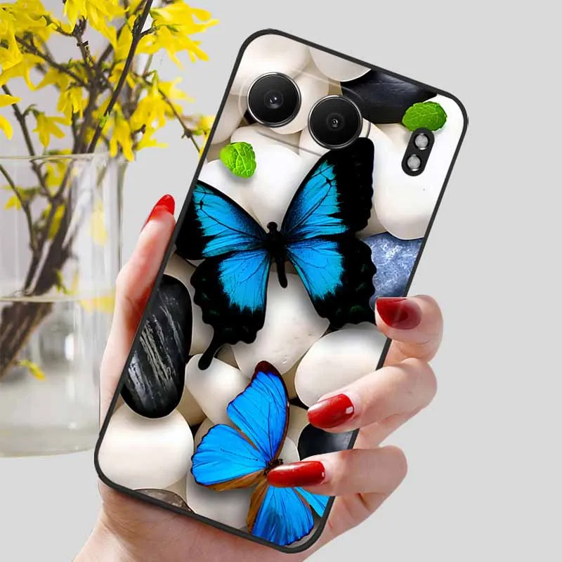 Luxury Silicone TPU Soft Bumper Case with Cute Cat Design for Oneplus Nord 4 - Premium Protective Cover