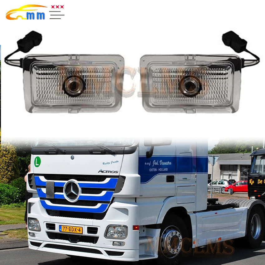 

FIT for Benz MP3 TRUCK LED Logo Projector Lamp Logo Door LED Lights for benz truck MP3 LED side lamp 0028200001