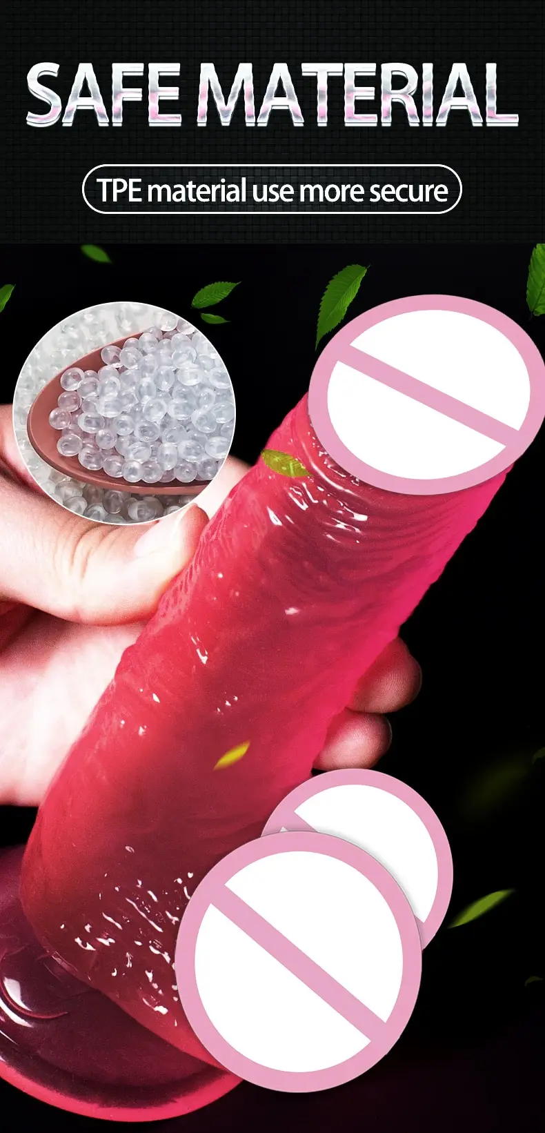 Realistic Dildo Masturbator Anal Toys For Women Crystal Suction Cup Penis Female G-Spot Erotic for Adults 18