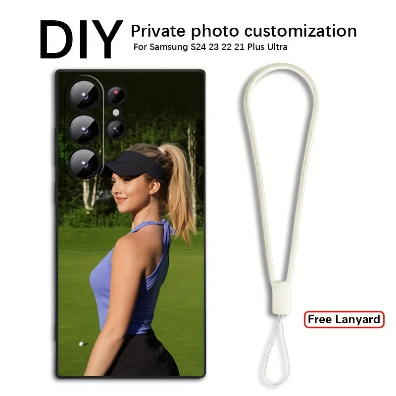 Customizable DIY Photo Lanyard Case Cover with Personalization Option