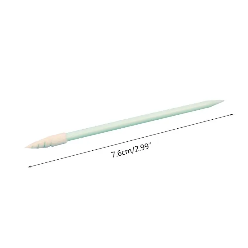 Small Pointed Tips Sponge Cleaning Swab Lint Dust Sticks for PCB Board Electronics Small Area 1560 100Pcs/Pack