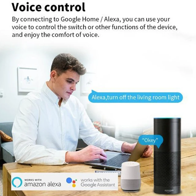 Smart Wifi Switch Smart Home Light Switches Module 2 Way Control Cozylife APP Work With Alexa Google Home Alice Smartthings 4