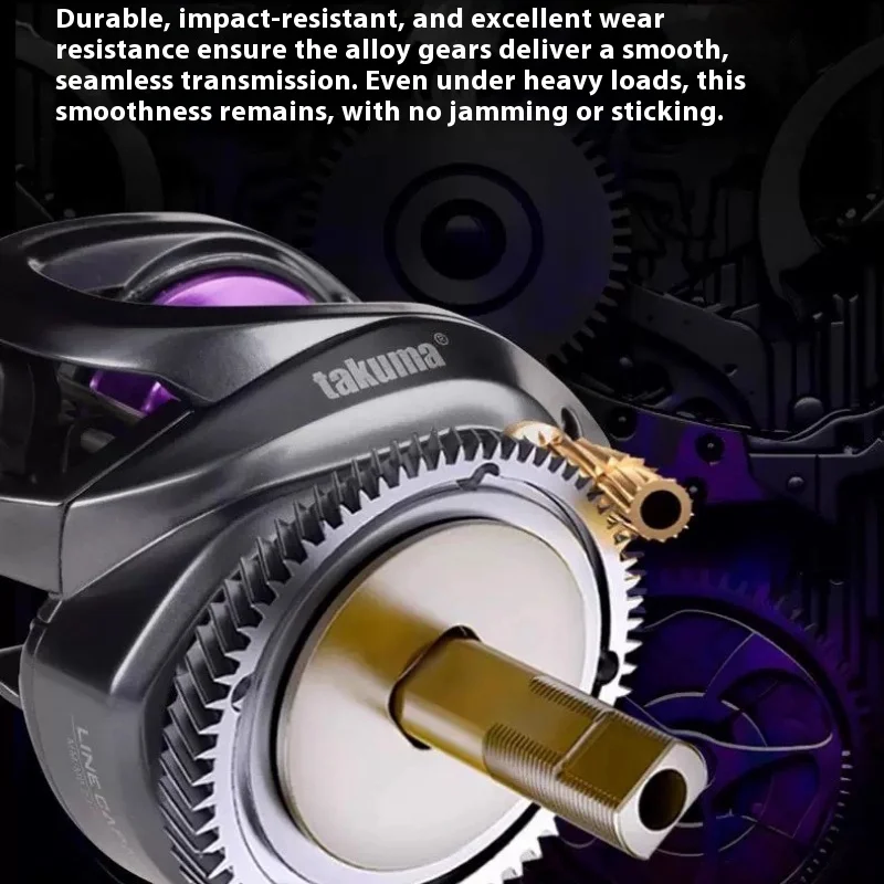 タクマ P1 DC フィッシングリール 7.3:1 5-20g ベイト 防水 5KG