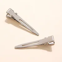 30pcs Women's Metallic Silver Fashion Hair Clip For Daily Wear Street Fixed Hair Pin Professional Ladies Salon Curl Hairclip 5