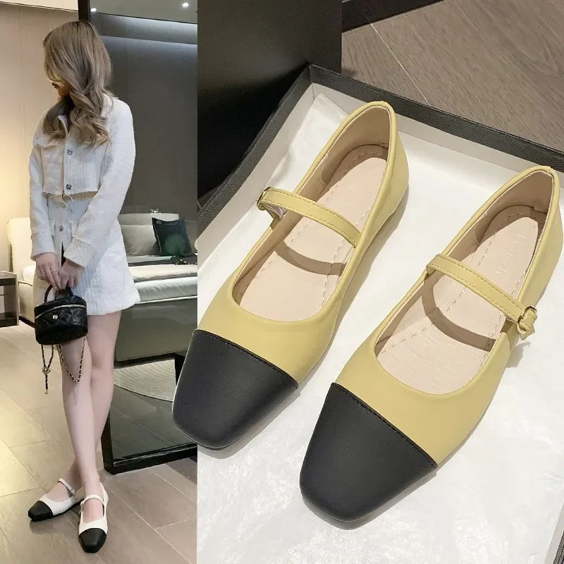 

Женские туфли на плоской подошве, маленькие туфли мэри джейн на весну и осень, 2023