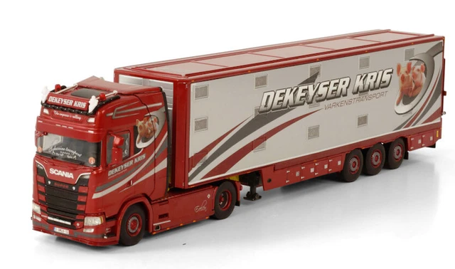 Alloy Model WSI 1:50 Scale SCA-NIA CS20H 4X2 Tractor Livestock 