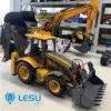 LESU AOUE BL71 1/14 Metal Hydraulic RC Backhoe Loader Multifunctional Sound Light System Radio Control Digger Adult Outdoor Toys 1