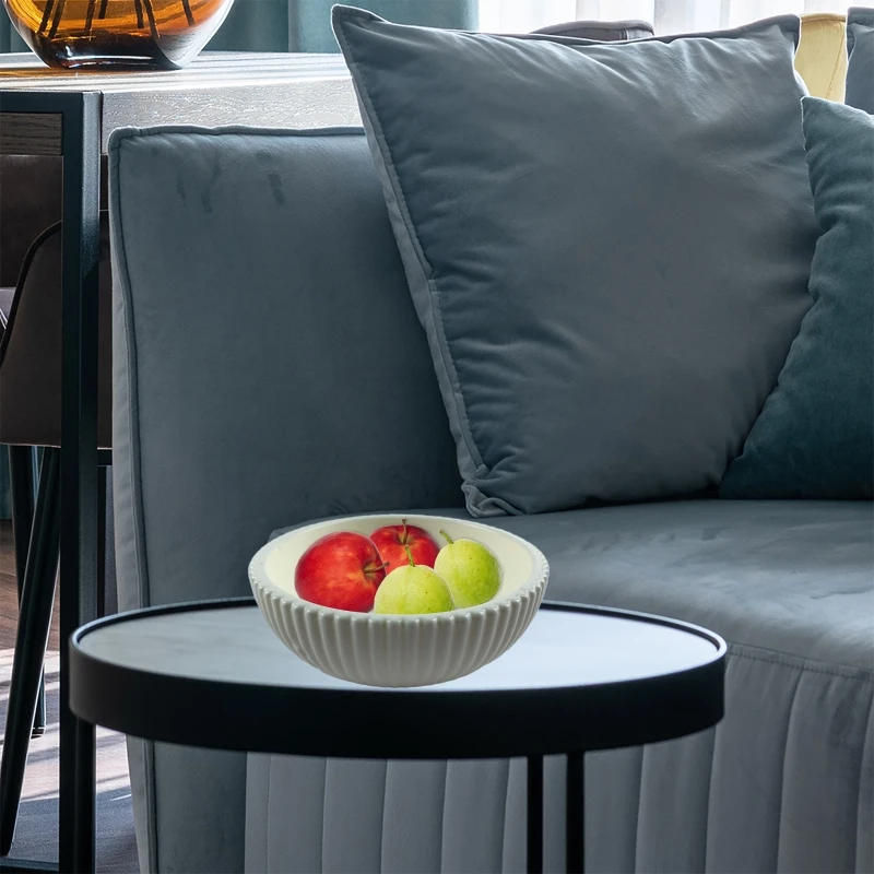 MXME Handmade Fruit Storage Tray UV Epoxy Resin Mold Bowl Plate Silicone Mould DIY Crafts Jewelry Dish Home Decorations Mold