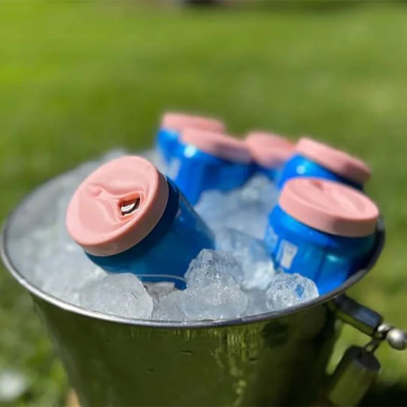 Silicone Soda Can Lids Leak Proof Sealed Bottle Cap Portable Beer Beverage Can Cap ECO-friendly Safe Durable