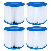 Hot Spa Filters Cryspool Replacement Spa Filters for VI, Lazy-Z-Spa, Coleman SaluSpa 90352E Filter, 4 Pack 1