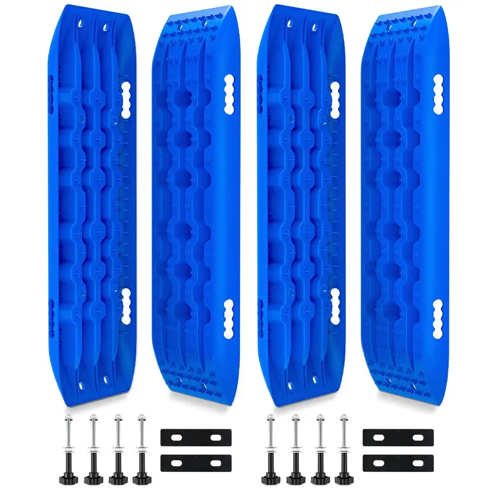 X-BULL for X4 Recovery tracks 10T 2 Pairs/ Sand tracks/ Mud tracks/ Mounting Bolts Pins Gen 2.0 -Blue