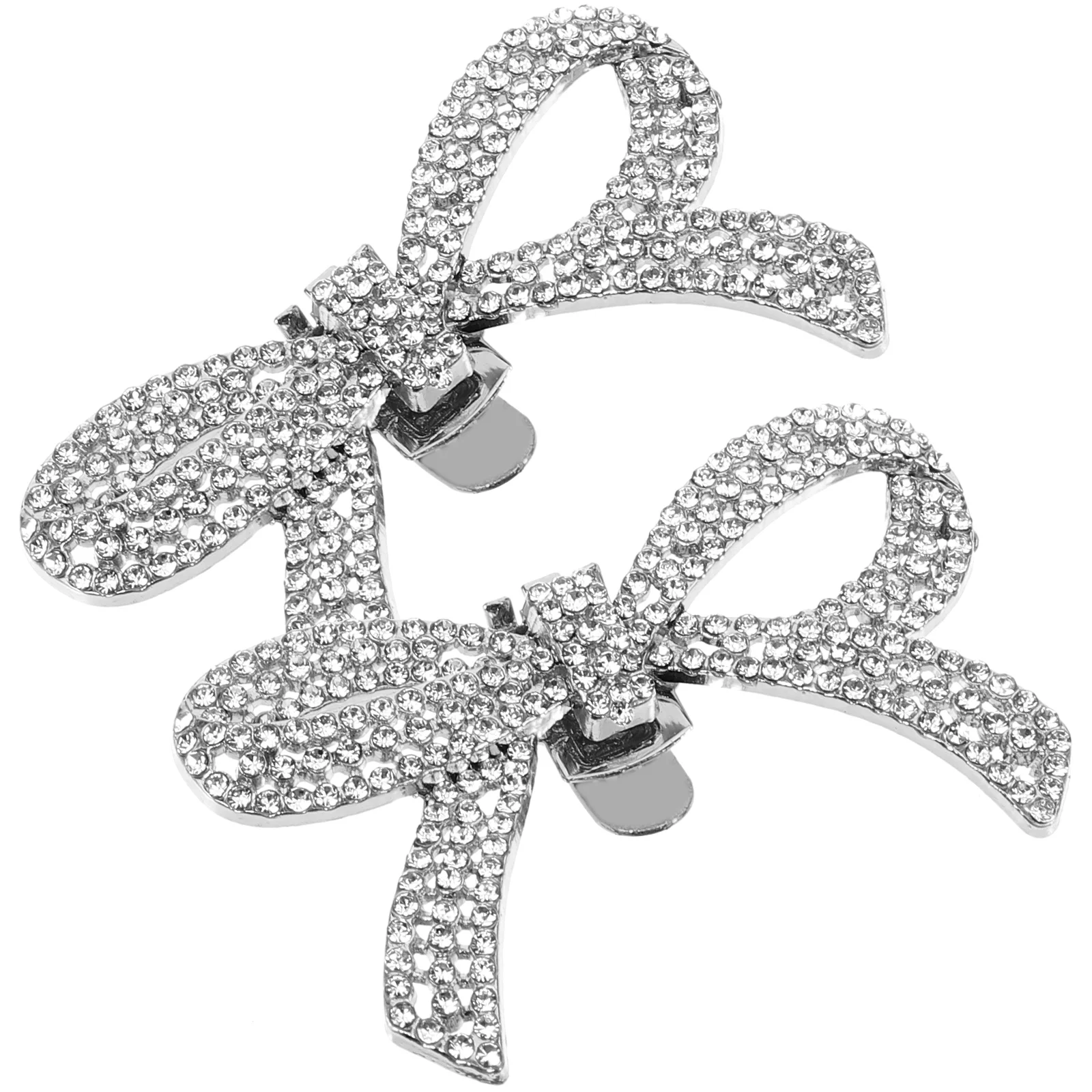 

Removable Shoe Buckles Decorative Women Shoe Clips Wedding Bride Shoe Charms Buckle Bow Shoe Buckles Shoes Accessories