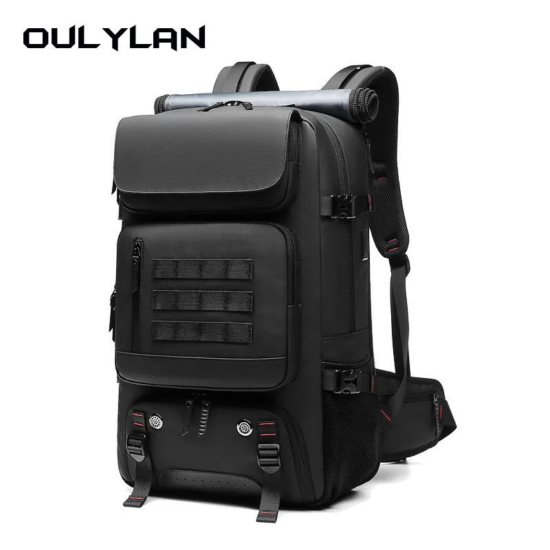 

Large capacity men's backpack Outdoor hiking short distance portable travel bag Business trip multifunctional computer bag