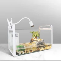 220V Turtle Basking Lamp With 255075W UVA+UVB Full Spectrum Sun Lamp Bulb For Tortoise Calcium Supplement Pet Box Lighting 2