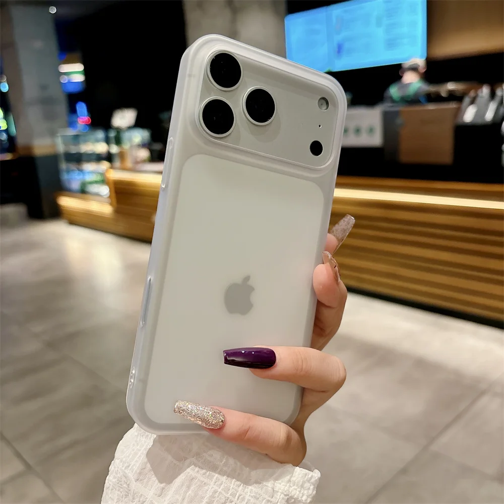 Luxury Translucent Matte Slim Phone Case - Shockproof Frosted Ultra Thin Protection Cover