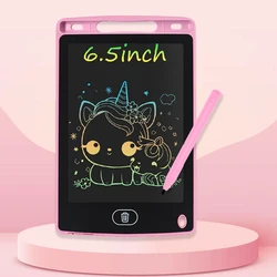Colorful LCD Graphic Drawing Tablet for Kids - Creative Gift for Birthdays, Christmas, and Travel (6.5 INCH Pink)