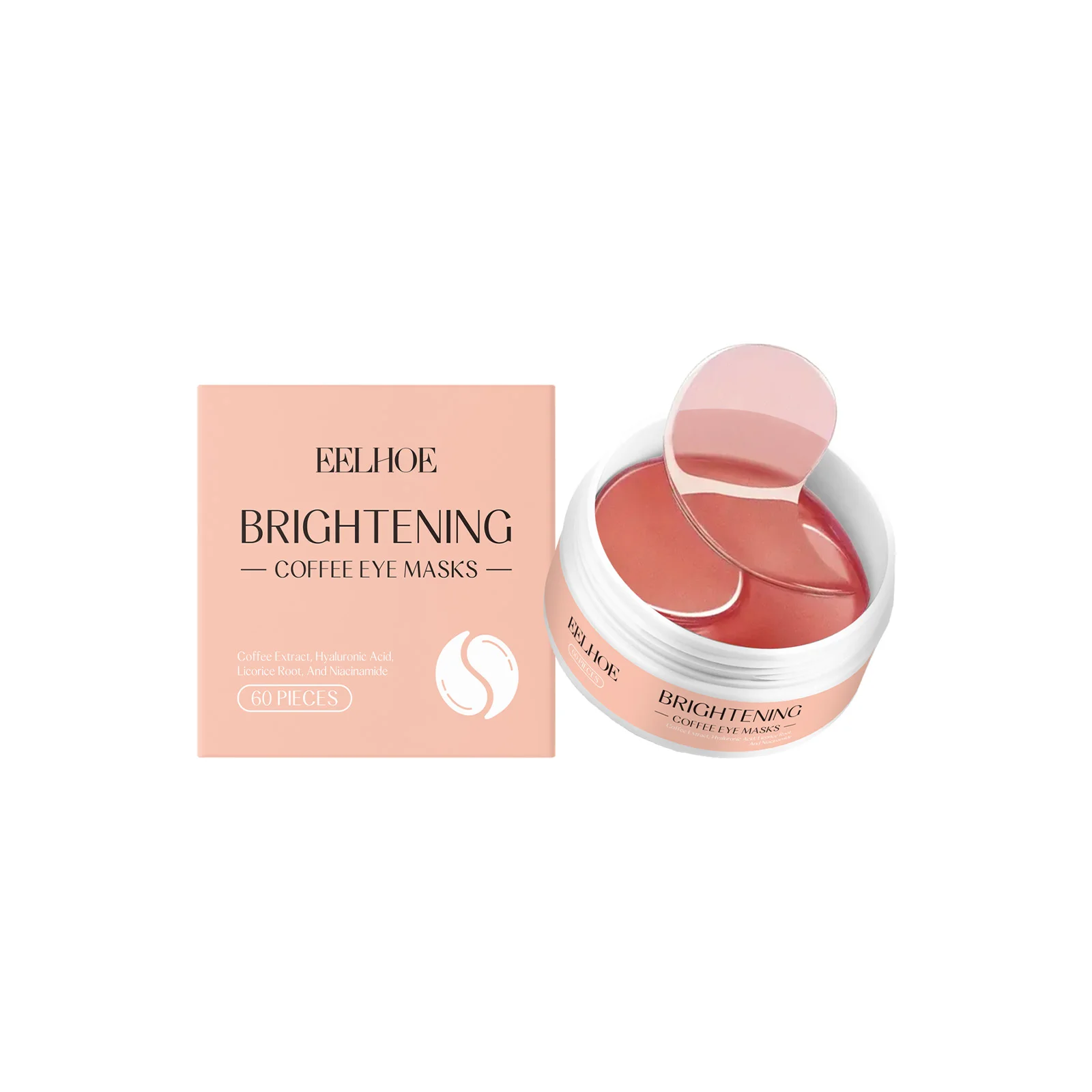 Caffeine Eye Mask Anti Dark Circles Puffyness Firming Lifting Fade Fine Lines Nourishing Brightening Wrinkle Remove Eyes Patche 2