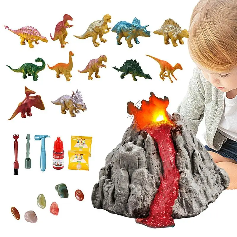 

Dinosaur Fossil Digging Kit 3D Skeleton Puzzle Dinosaur Archeology Digging Toys Science Experiment Kits Educational Toy For Kids