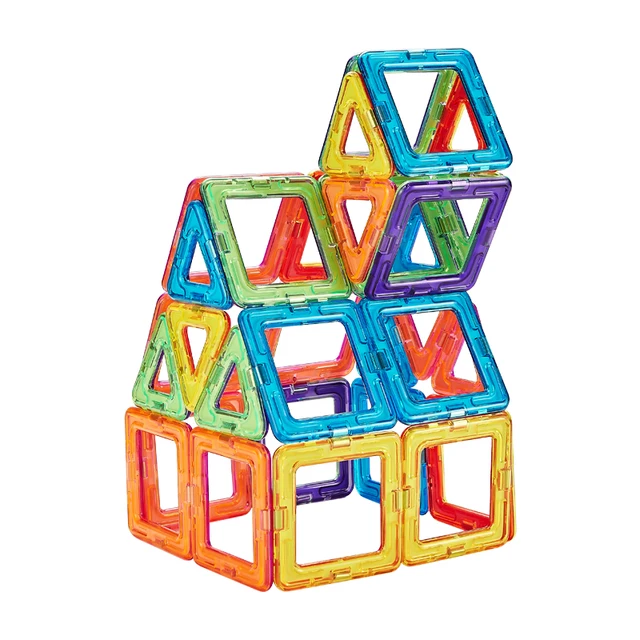 Big Magnetic Blocks DIY Building Bricks Designer Accessory Constructor Magnet Model Educational Game Toys For Children Kids Gift 4