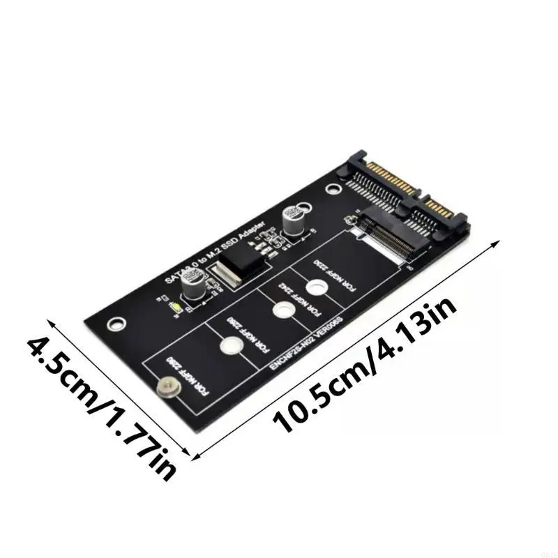 M.2 to SATA3 NGFFs SSDs Converters Adapter Card 6Gbps for Computer Integration Q81E