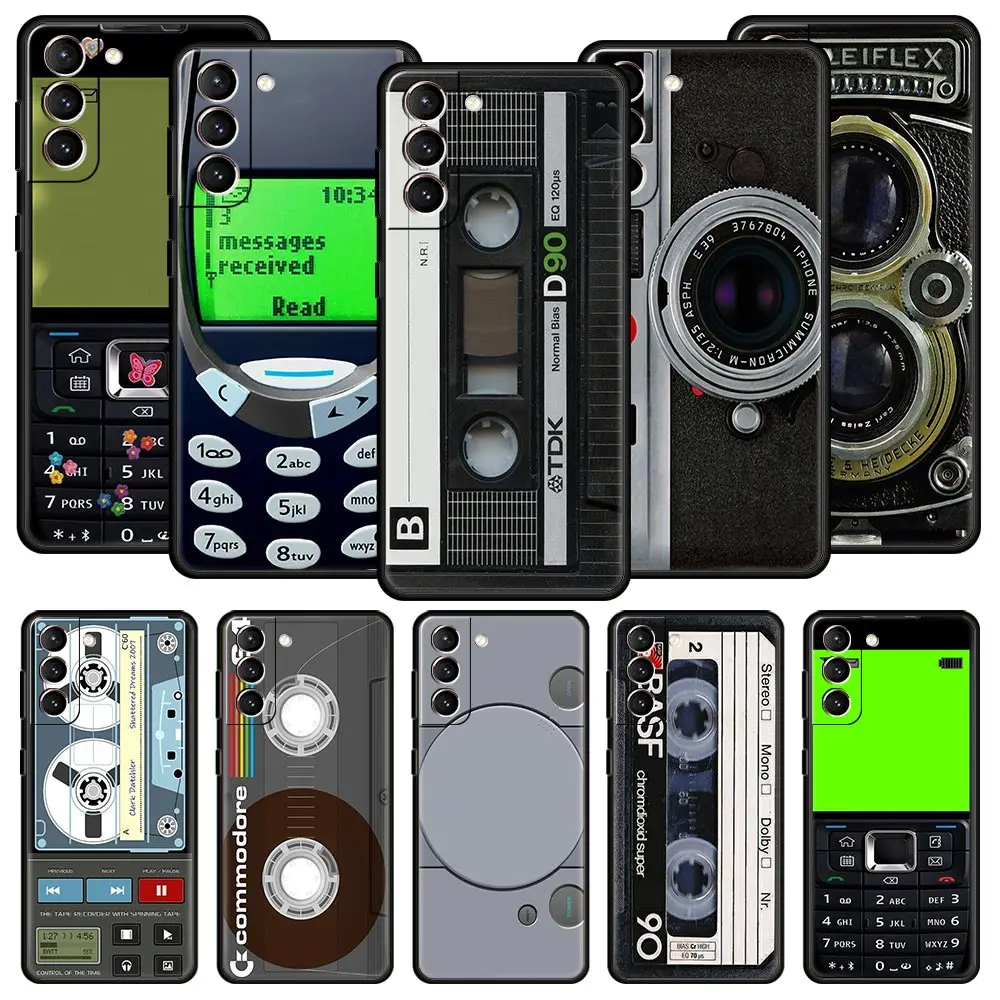 Retro Cassette Tape Design Phone Case