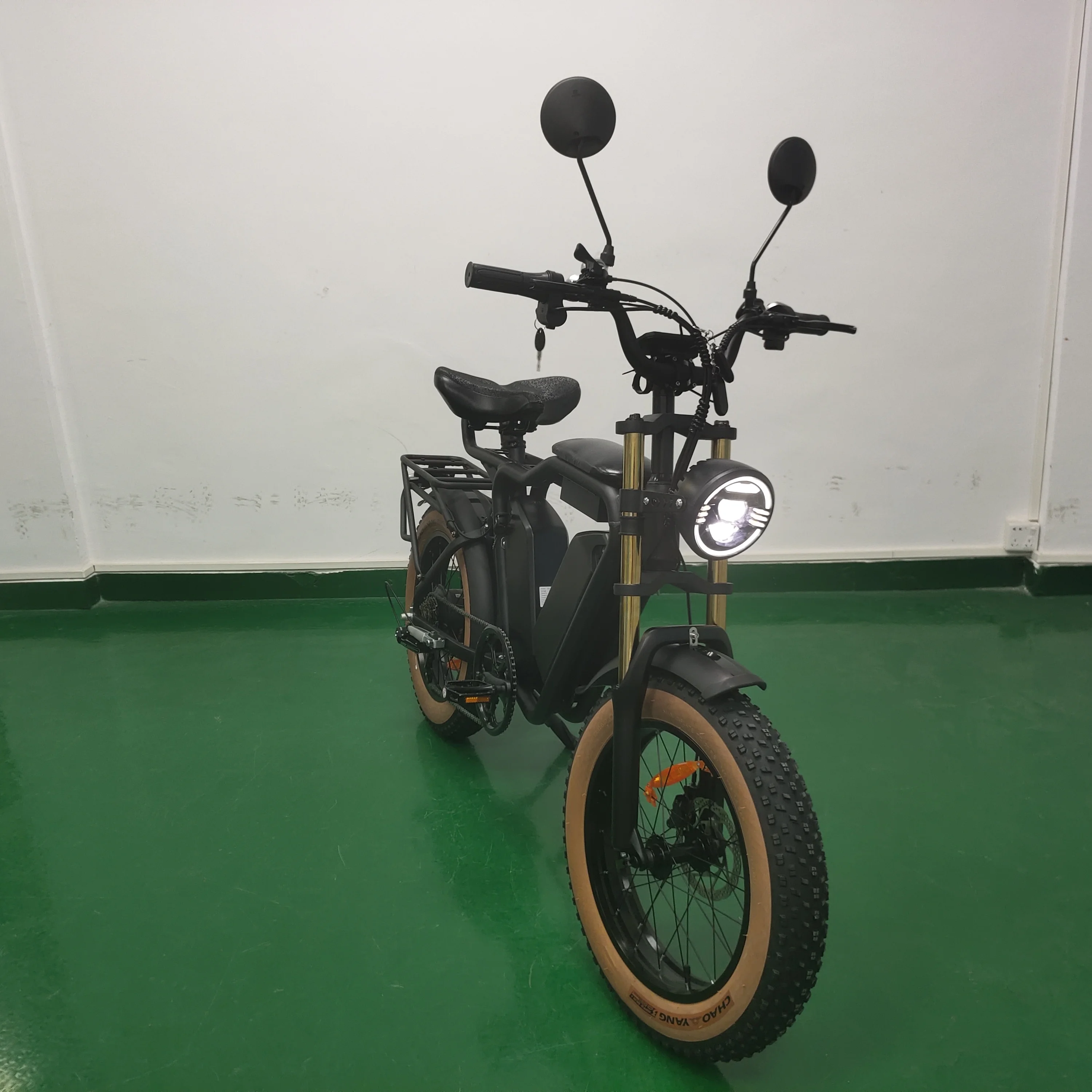 52V Bafang Motor 20 Inch 44ah Dual Batteries 1000w Fat Tire Ebike Electric Hybrid Bike