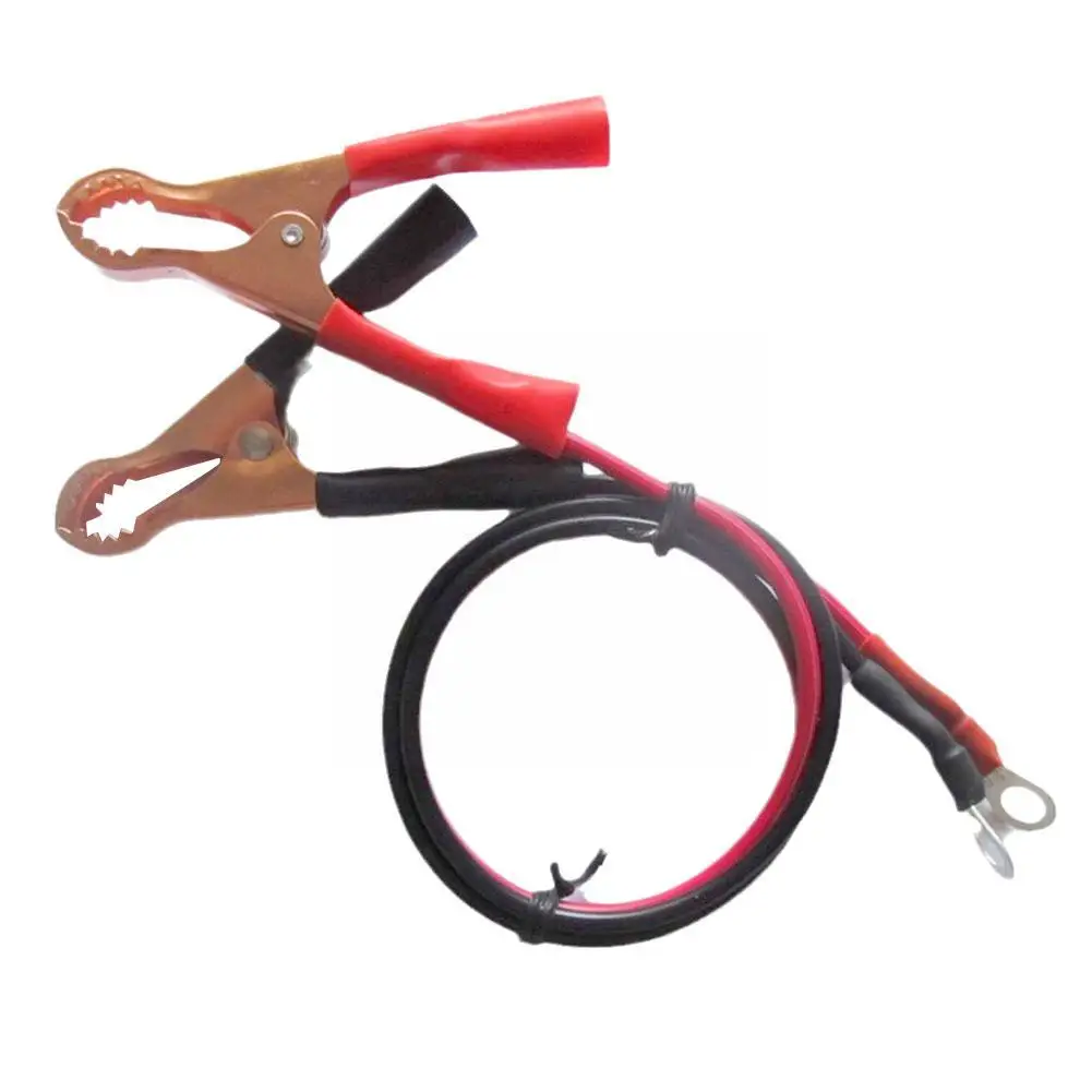 Alligator Clip Car Cigarette Lighter Car Loaded Inverter Connection Battery Socket Cord Adapter Line Battery 12V50A pow A1T7