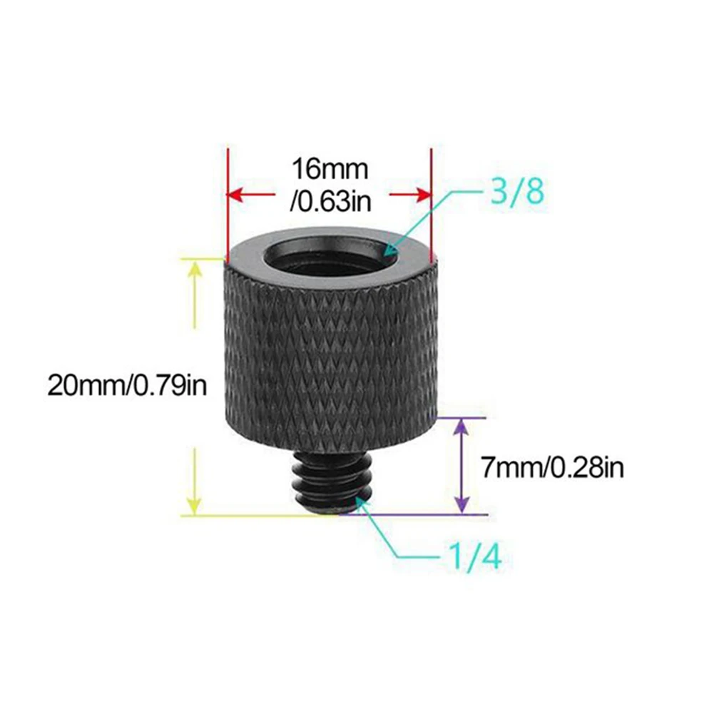 

1/4 To 3/8 Inch Male To Female Thread Screw Tripod Plate Screw Mount For Tripod Tools Ferramentas Herramientas Multimeter