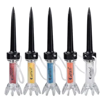 Improve Your Golf Game with the Caiton 5pcs Magnetic Plastic Golf Tee Set - 360degree Bounce 1